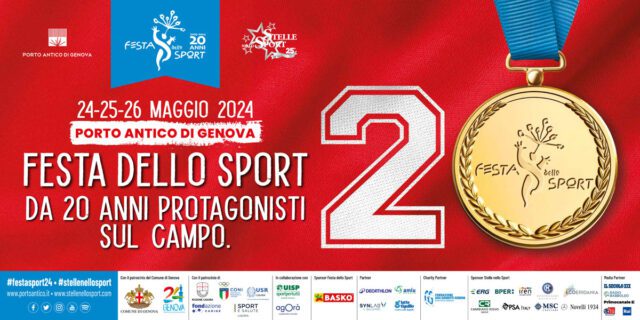 Si apre domani al Porto Antico di Genova la 20^ Festa dello Sport
